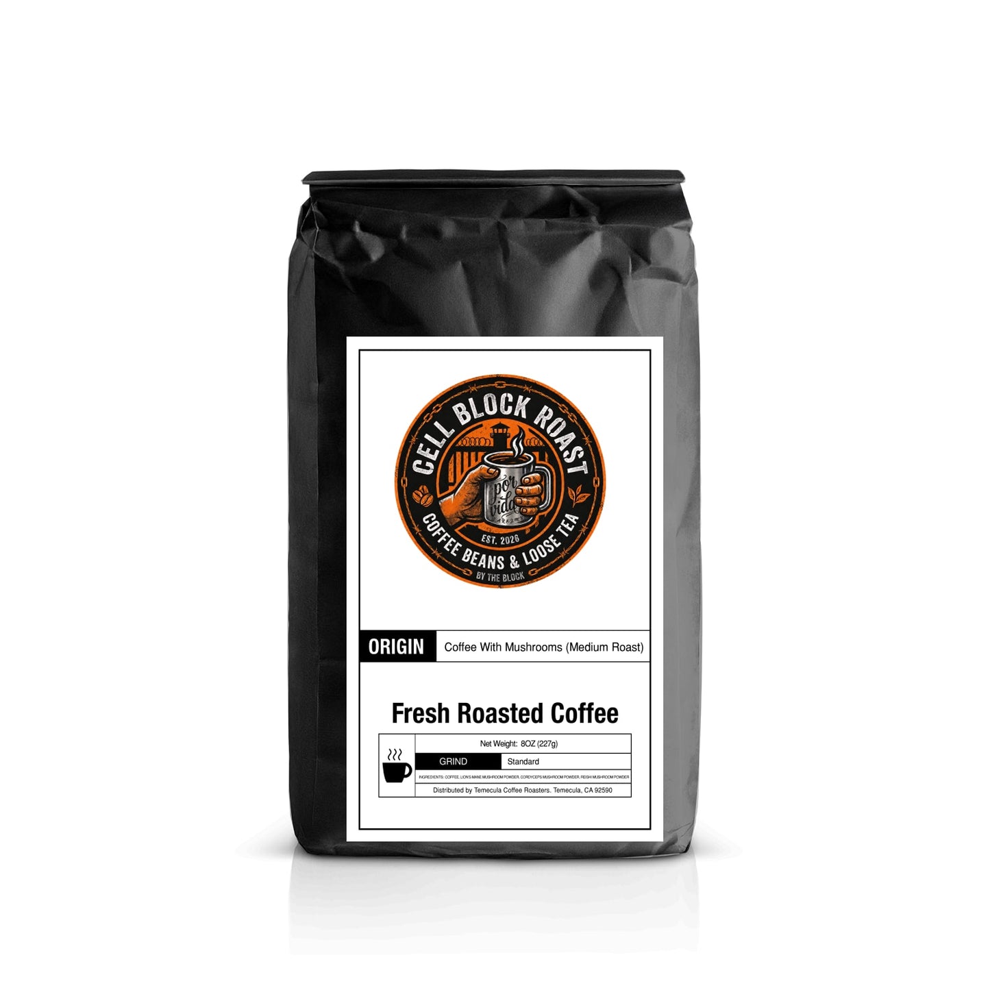 Coffee with Mushrooms Medium Roast